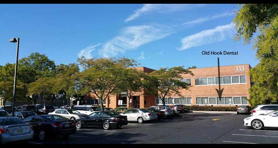 View of our Westwood Dental Office from the parking lot on 333 Old Hook Road. 